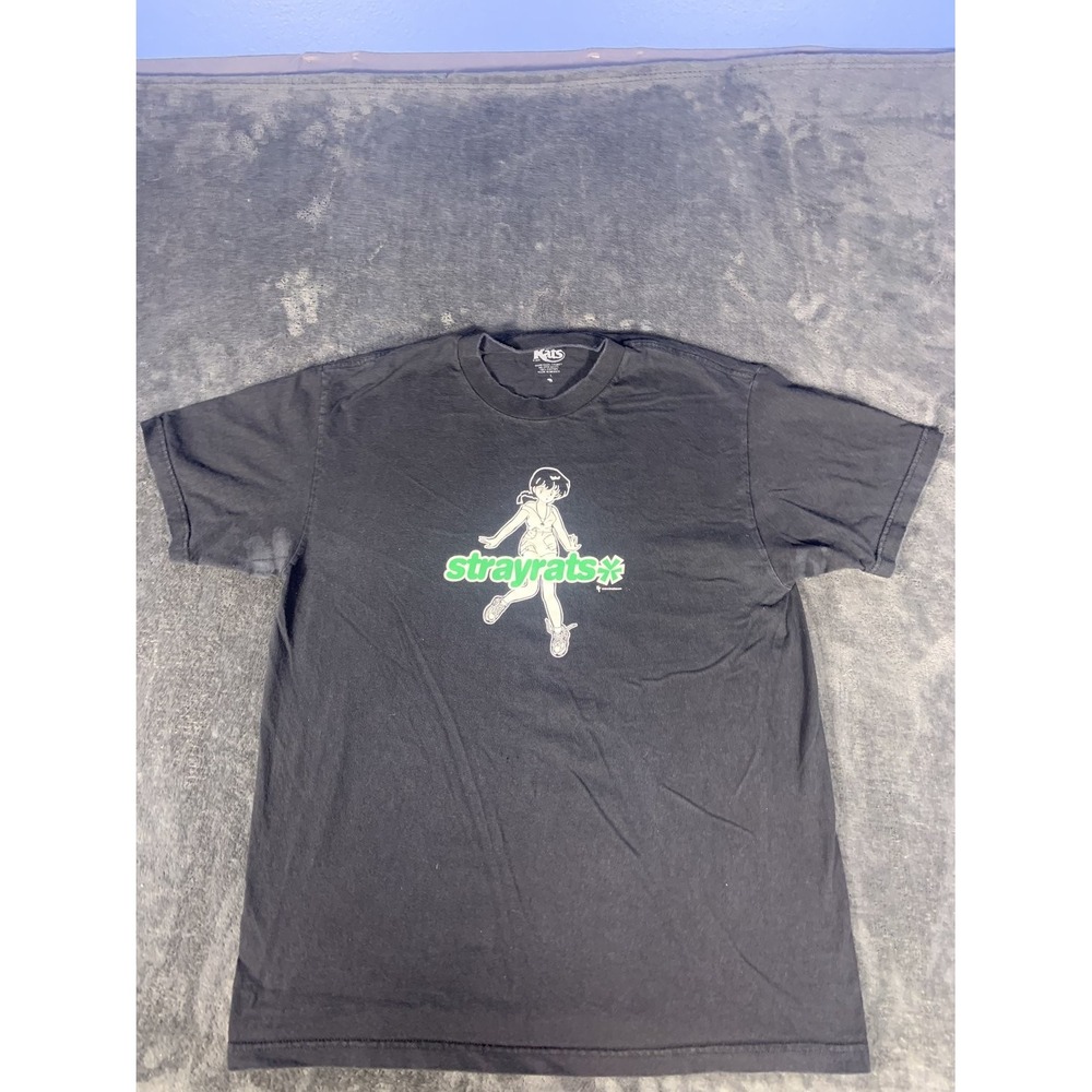 Vintage Stray Rats Ranma 1/2 Akane Tendo Graphic T-Shirt Black Size L 2019